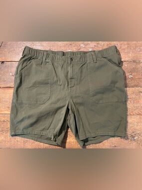 Carhartt Women's Olive Utility Cargo Shorts